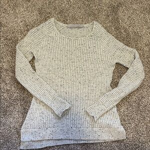 Athleta Textured Cream Sweater